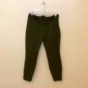 J Crew Minnie Green Cropped Pants